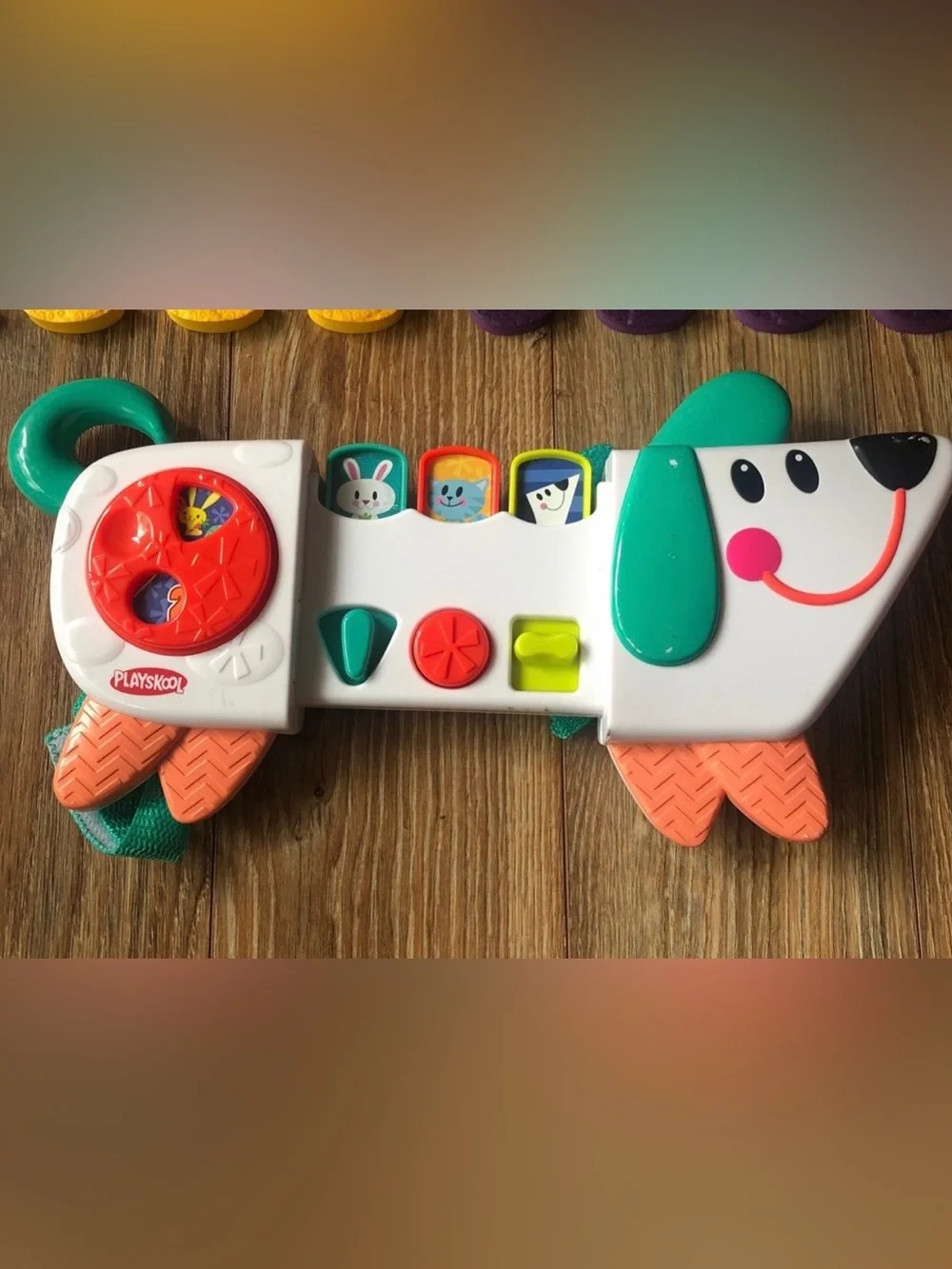 Bright Starts rings construction skills